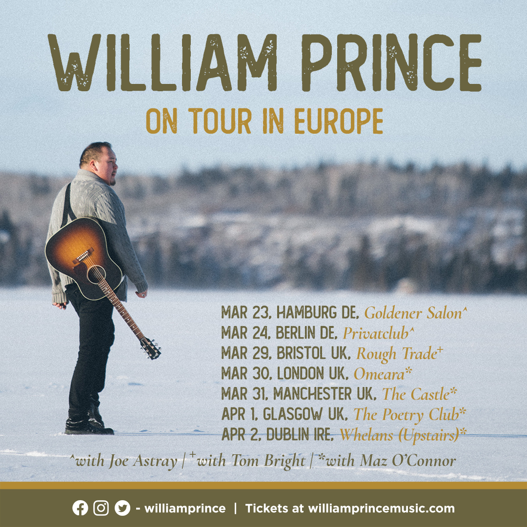 Manchester (opening for William Prince)